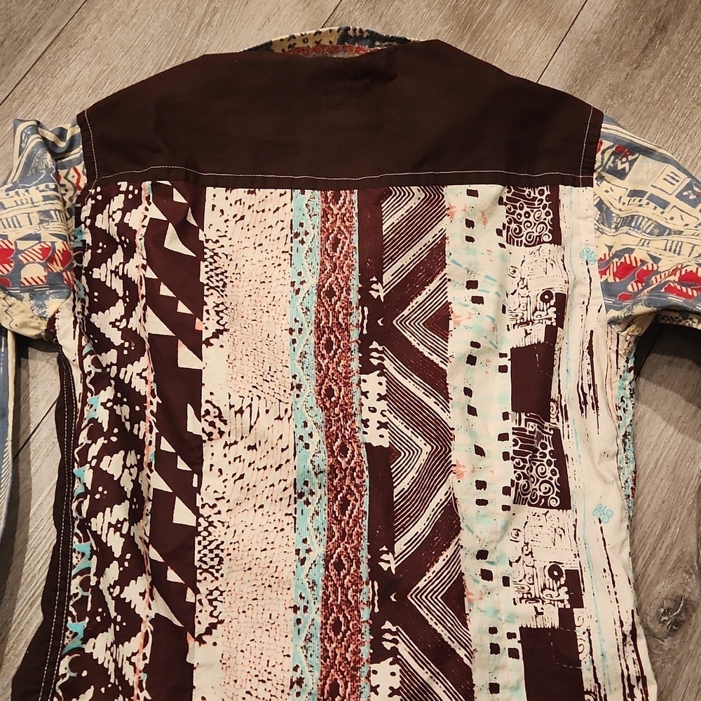 Woodin Western Patchwork Long Sleeve Shirt - Picture 5 of 5